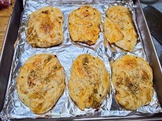 手抓饼版肉饼（快手）的做法步骤：5