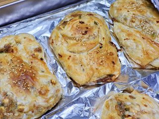 手抓饼版肉饼（快手）的做法步骤：6