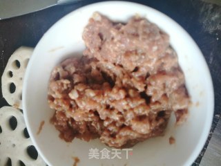 炸藕夹的做法步骤：3