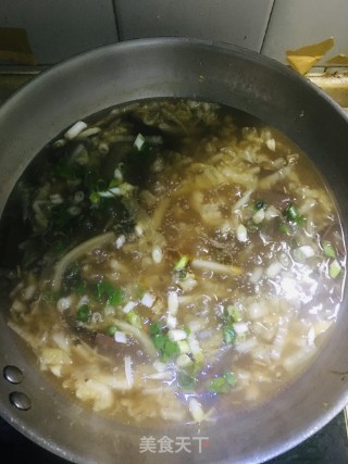 鸭血白菜浓汤的做法步骤：10