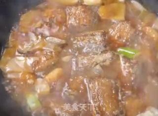 白菜粉丝烧带鱼的做法步骤：8