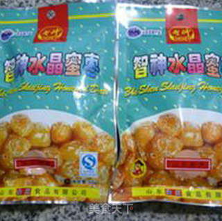水晶蜜枣大米粥的做法步骤：2
