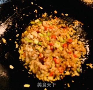 火麻仁肉末红薯粉的做法步骤：5