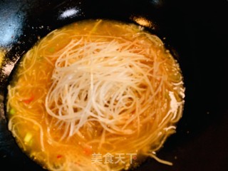 火麻仁肉末红薯粉的做法步骤：7
