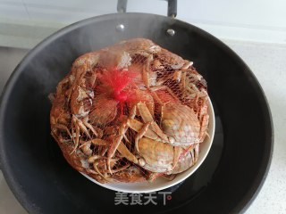 炒螃蟹的做法步骤：2