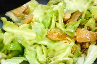 包菜炒肉片的做法步骤：5