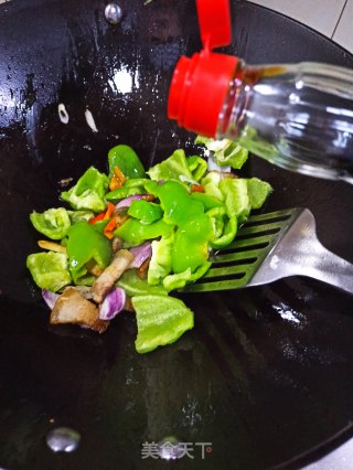 青椒肉片的做法步骤：5