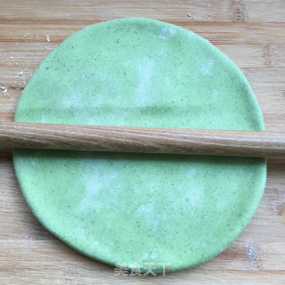 干拌酸蒜香菠菜面的做法步骤：6