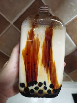 秋天的第一杯奶茶的做法步骤：7