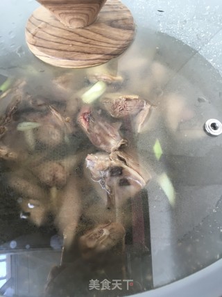 酸萝卜炖鸽子的做法步骤：13