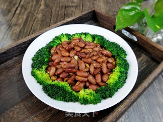 芸豆烩西兰花的做法步骤：16