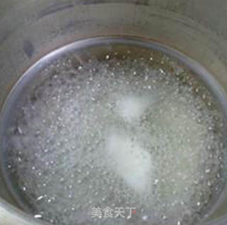 蛋花榨菜丝大米粥的做法步骤：6