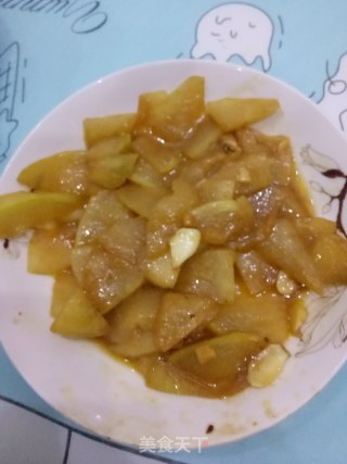 蒜香蚝油冬瓜的做法步骤：6