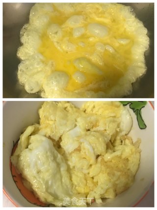 韭菜鸡蛋炒豆芽菜的做法步骤：2