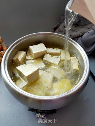 浓香醇厚的玉米牛肉酱煨豆腐的做法步骤：8