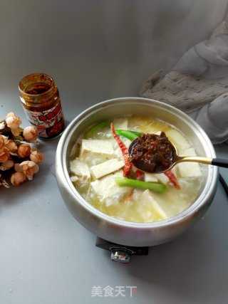 浓香醇厚的玉米牛肉酱煨豆腐的做法步骤：9