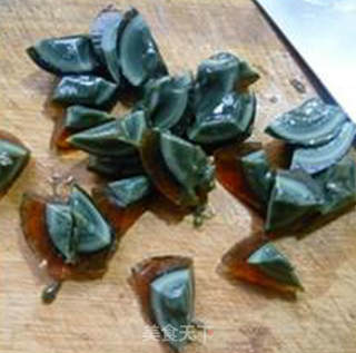 皮蛋日本豆腐大米粥的做法步骤：6