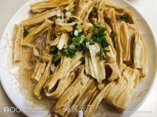 粉丝蒸腐竹的做法步骤：7