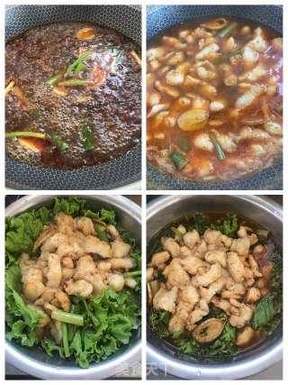 水煮巴沙鱼的做法步骤：4