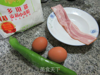 培根青椒鸡蛋饼的做法步骤：1