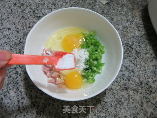 培根青椒鸡蛋饼的做法步骤：6