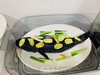 清蒸笋壳鱼的做法步骤：2