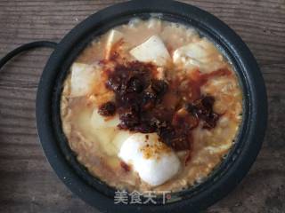 麻辣牛肉豆腐羹的做法步骤：7