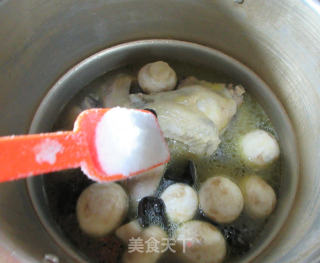 菌菇鸡汤的做法步骤：7