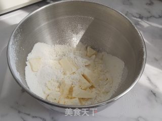 奶酪司康的做法步骤：2