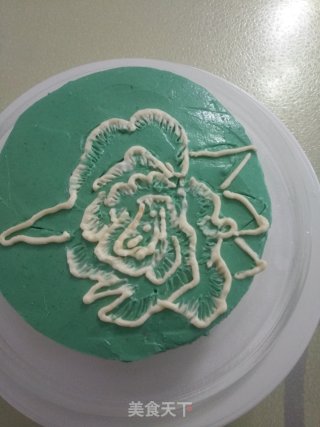 牡丹花刺绣蛋糕的做法步骤：30