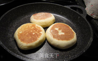 平底锅烘豆沙饼的做法步骤：12