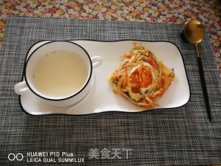 快手早餐：鸟巢煎蛋的做法步骤：10