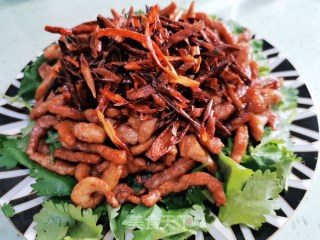 香辣肉丝的做法步骤：7