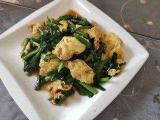 韭菜炒鸡蛋的做法步骤：12