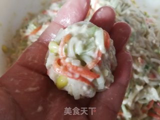炸萝卜丸子的做法步骤：15