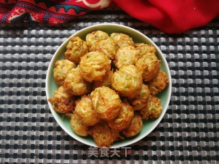 炸萝卜丸子的做法步骤：19