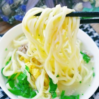 手擀鸡蛋面的做法步骤：13