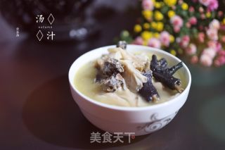 乌鸡蘑菇汤的做法步骤：1