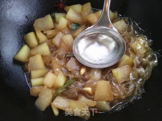 冬瓜烧粉条的做法步骤：8