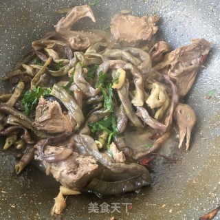 “炖菜”鸽子炖老豆的做法步骤：15