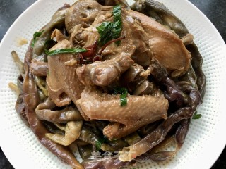 “炖菜”鸽子炖老豆的做法步骤：17