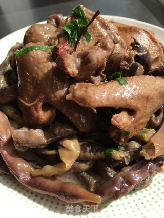 “炖菜”鸽子炖老豆的做法步骤：19