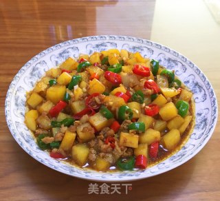 肉末土豆丁的做法步骤：10