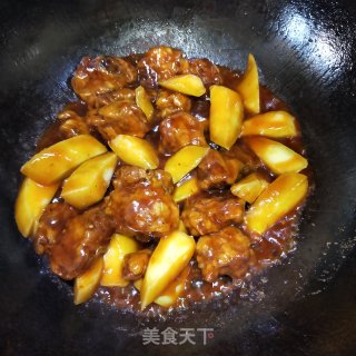 芒果酸甜排骨的做法步骤：19