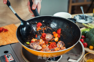 酸辣可口的番茄羊腿的做法步骤：4