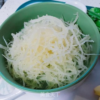 凉拌龙须菜的做法步骤：2
