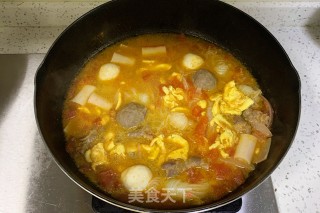 酸汤肥牛魔芋丝的做法步骤：8