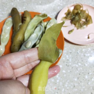糟香狗爪豆的做法步骤：2