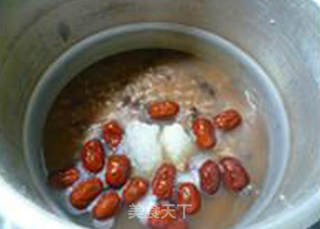 红枣红豆大米粥的做法步骤：10