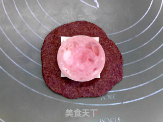 双重芝士德式啤酒伴侣火腿黑全麦格子华夫饼的做法步骤：10